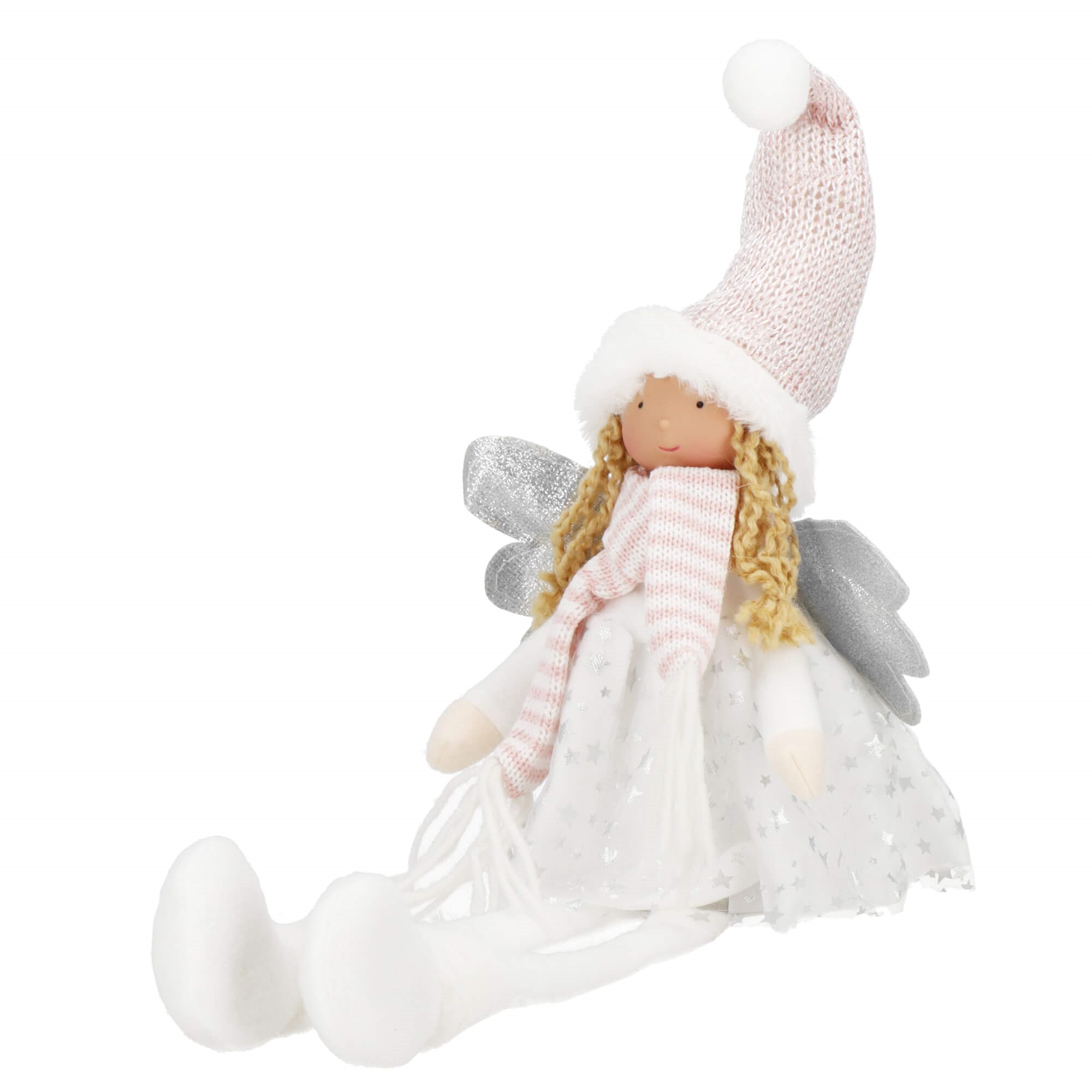Svietiaca vianočná dekorácia anjel 55 cm S-CA1014